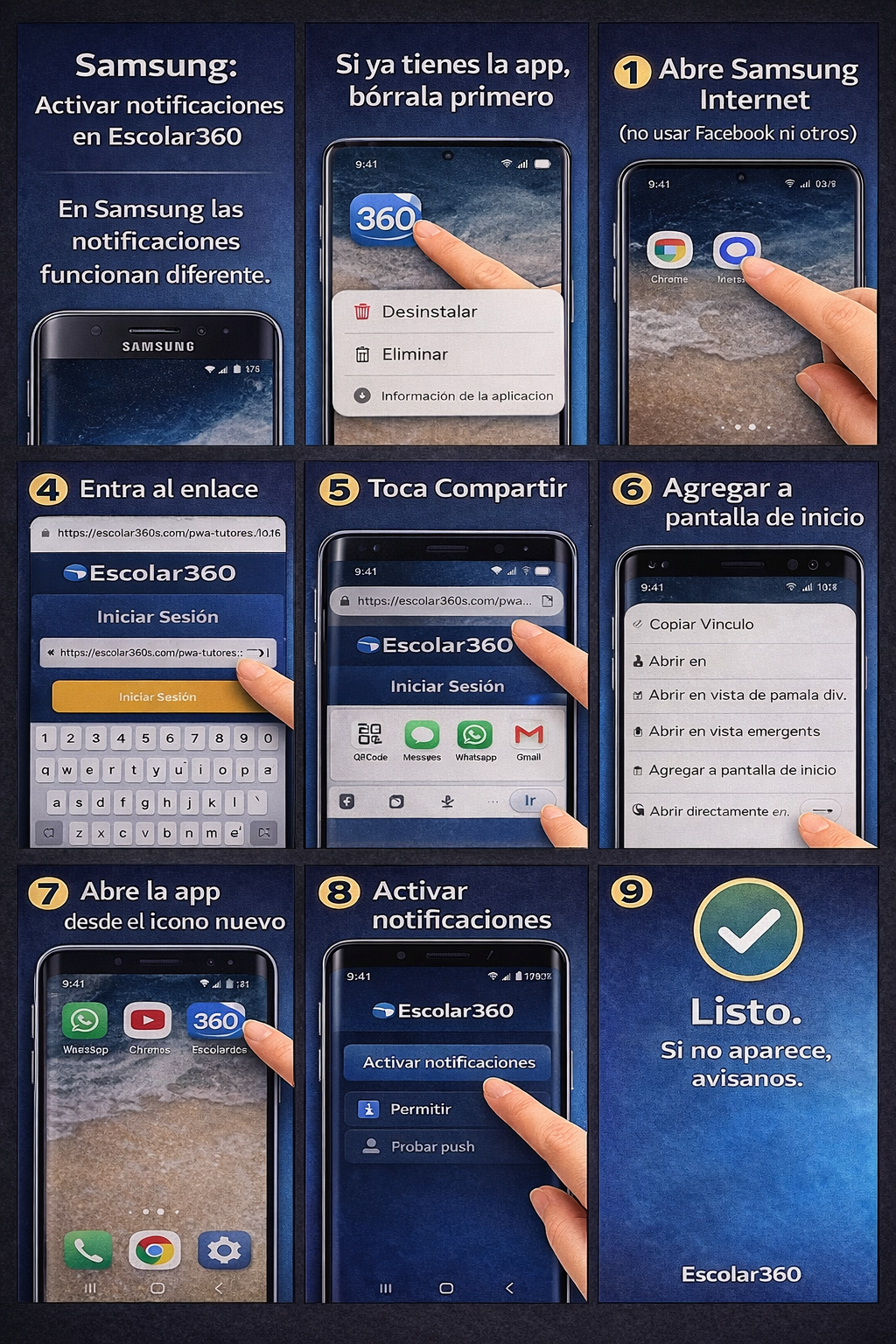 Instalar app en Samsung